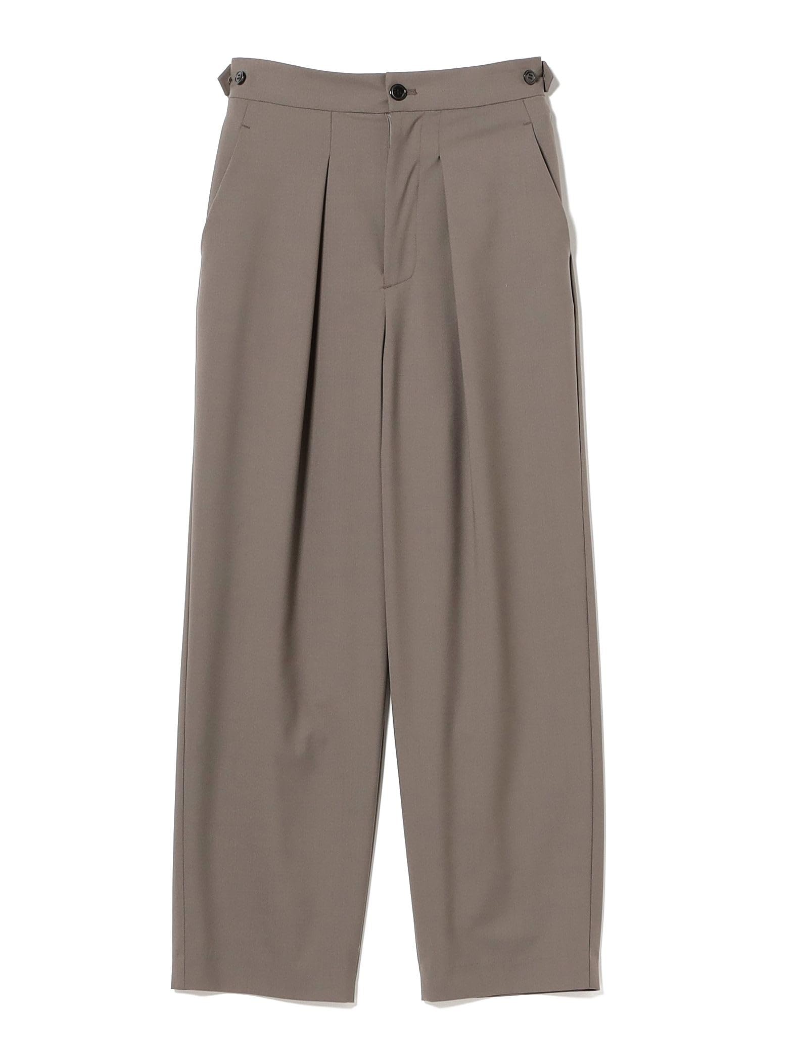 

Beams Wool Blend Tuck Charcoal Size 36 Demi-Luxe Women s Pants, Grey,