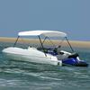 2-bow Bimini Top - VIDAXL - White - UV and Water Resistant