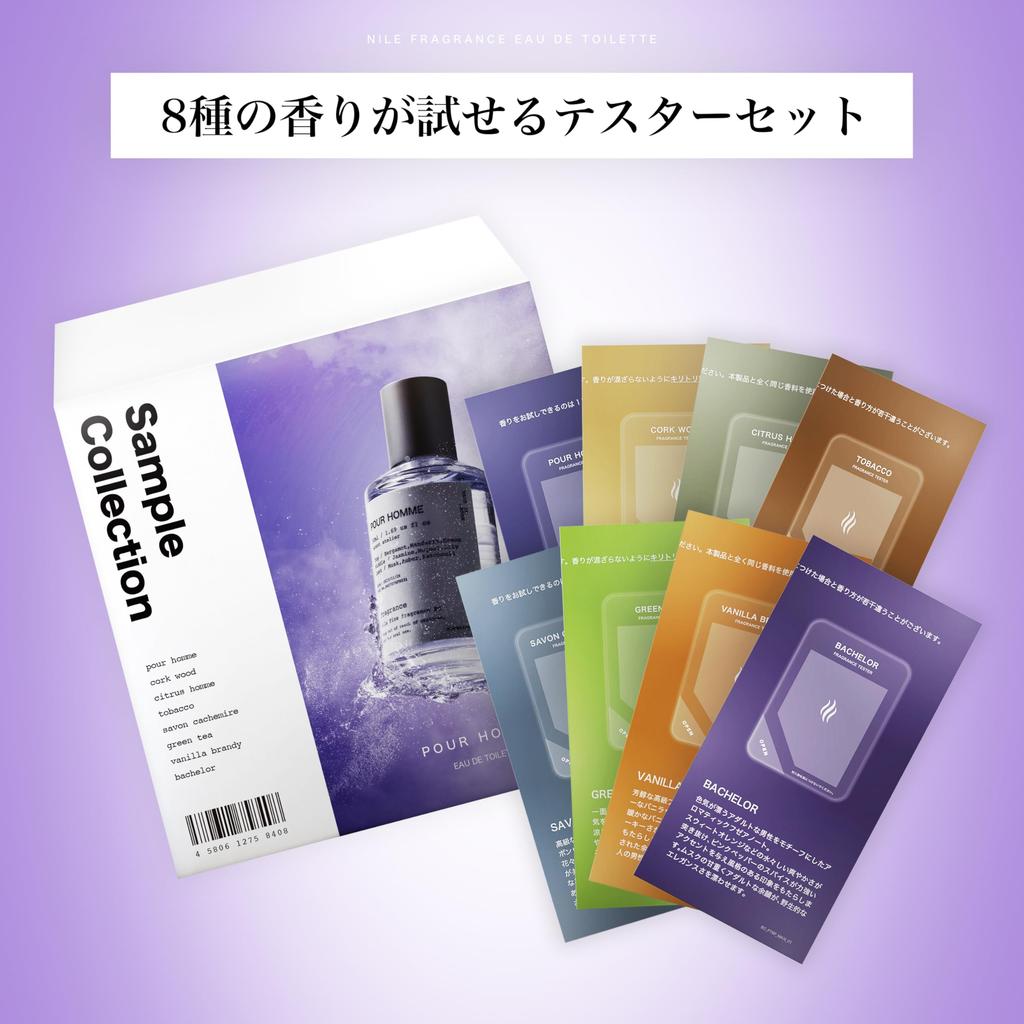 NILE Perfume Tester Sticker Set for Men