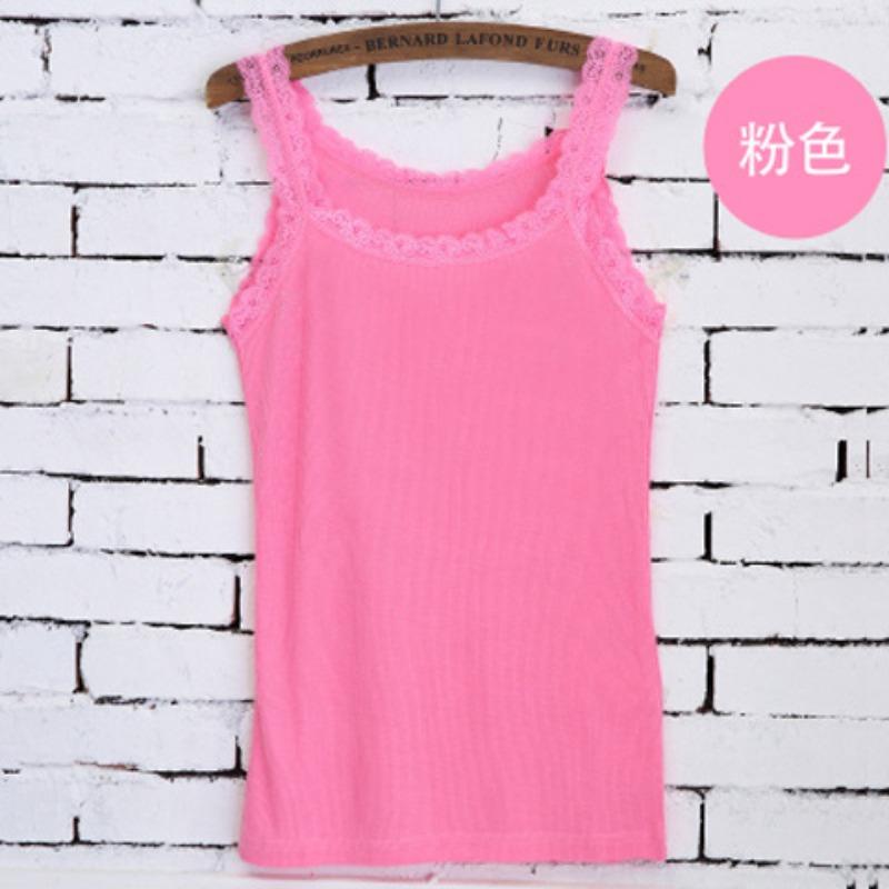 Versatile Japanese and Korean Lace Slim Fit Bottom Small Vest Suspender Women's Summer Women's Threaded Suspender Women's