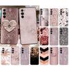 Phone Case For Motorola Edge 50 40 Pro 60 50 40 30 Ultra Neo Fusion Moto G85 G72 G53 G54 G84 G13 G32 Love Pink Gold Rose
