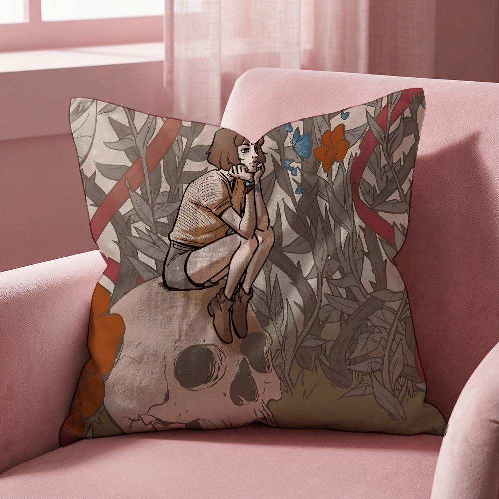 Life Is S-Strange Cushion Cover Multi-Scene Pillow Cover for Home & Car - Reversible, Soft & Durable for Daily Use