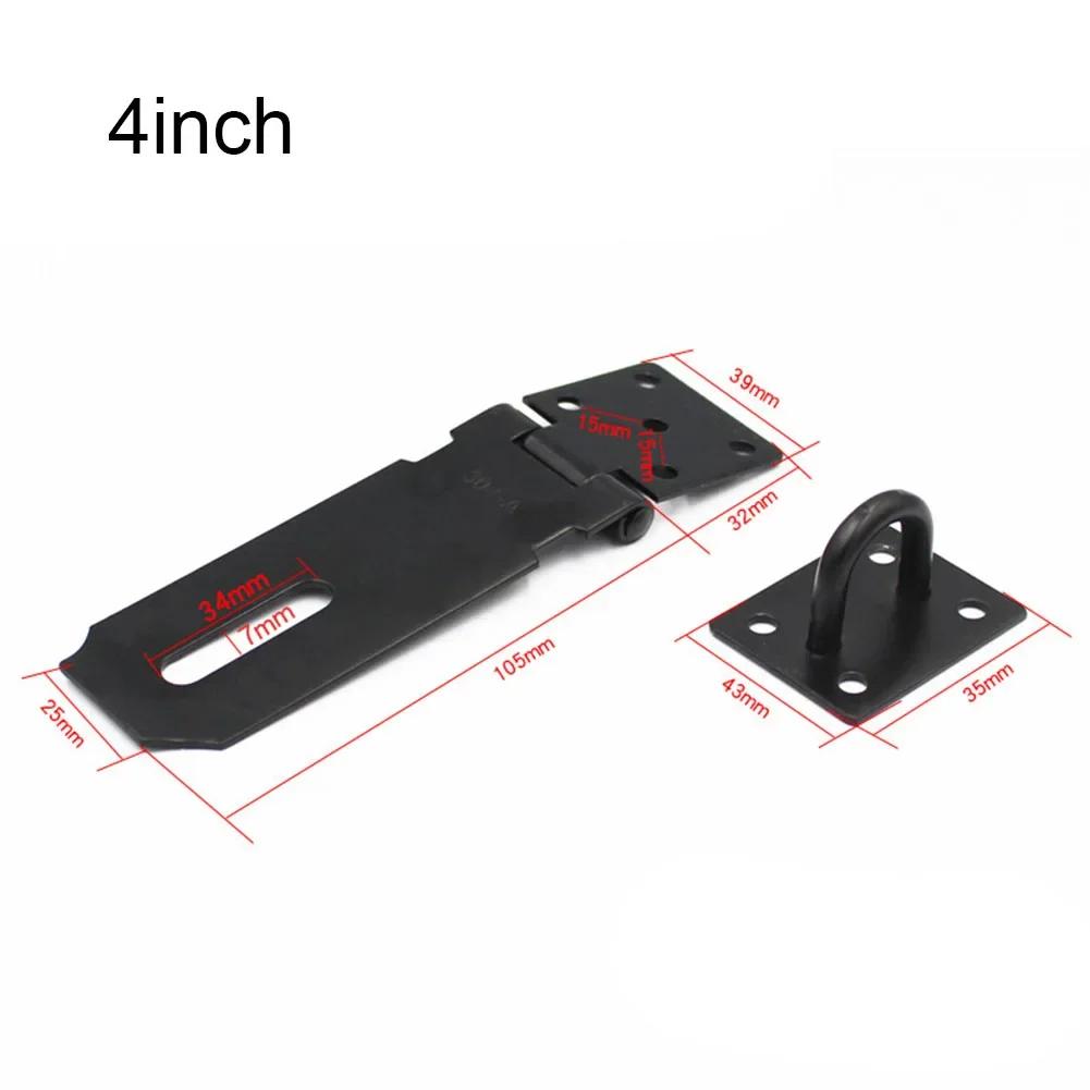 Practical High Quality Door Clasp Lock Stainless Steel Door Lock Anti Theft For Wood Door Furniture Accessories