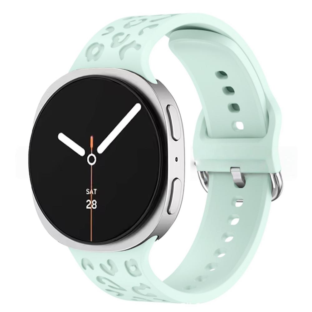Engraved Band For Samsung Galaxy Watch 8 Classic 46mm Sport Silicone Leopard Loop Bracelet Correa Galaxy Watch 8 40mm/44mm Strap
