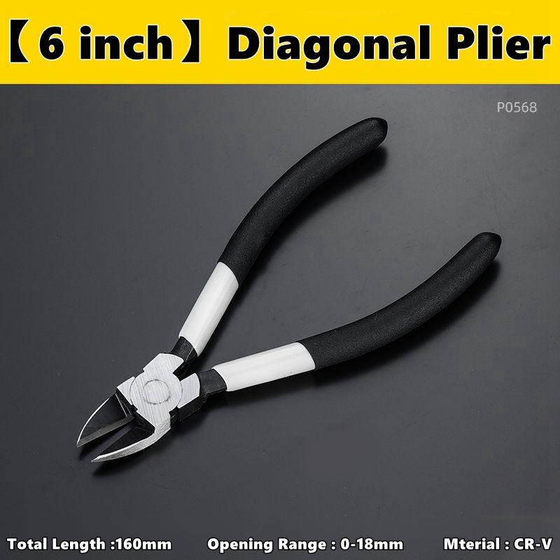 4inch 5inch 6inch Diagonal Pliers Universal Wire Cutter Mini Multifunctional Electric Hardware Hand Tool Electrician Wire Cutter