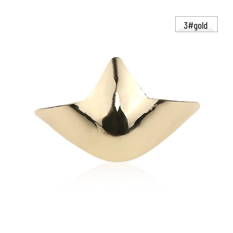 Women's Pointed Toe High Heel Protector - Leather Anti-Kick Decorative Cover with Metal Cap for Shoe Protection.