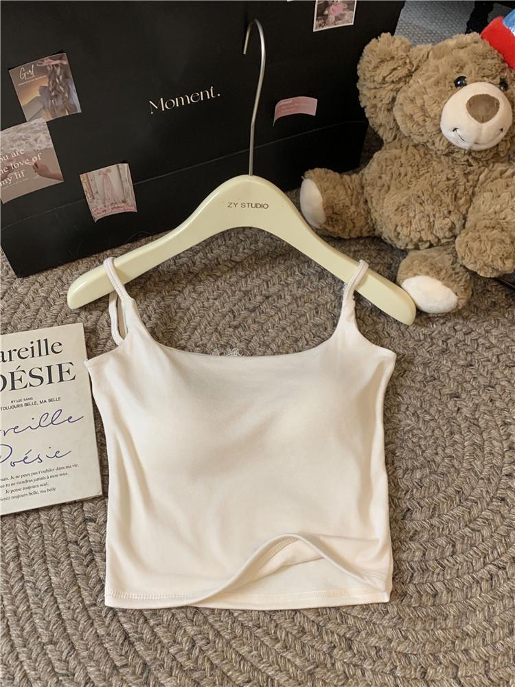 Lace Patchwork Open-Back Camisole - Sexy Slim Fit Vest for Women