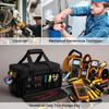 Large Capacity Tool Storage Bag Multiple Compartments Heavy Duty Bag  for Technician Work
