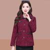 Coat Women's Spring and Autumn Clothes New French Jacquard New Loose Short Plaid Coat