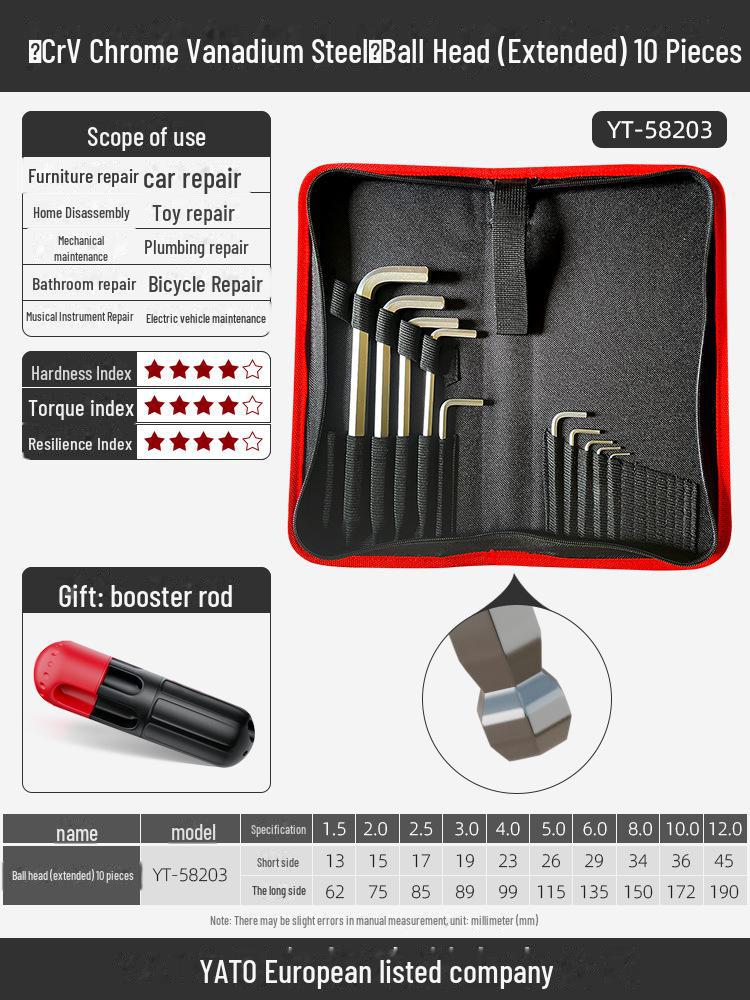 Yiertuo Hexagonal Wrench & Screwdriver Set