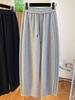 Versatile High-Waist Wide-Leg Drawstring Pants for Women - Slimming, Loose, Casual, Spring 2026 Collection