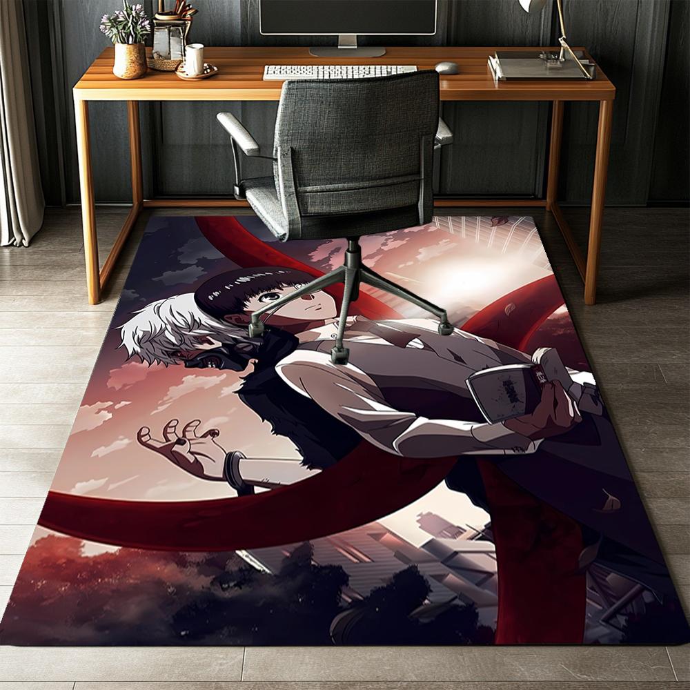 Tokyo Ghoul Printed Carpet,Rug,for Office Chair Living Room Bedroom Kitchen Room Decor Gifts.
