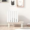 822453 vidaXL Maison pour chat Blanc 60x36x60 cm Bois de pin massif