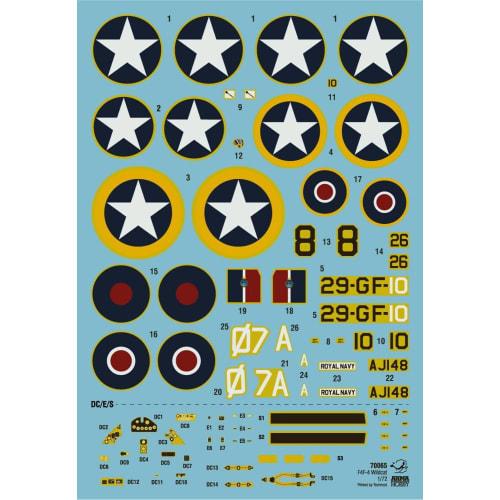 ARMA HOBBY 1/72 F4F-4 Wildcat Operation Torch Plastic Model Kit ADL70065
