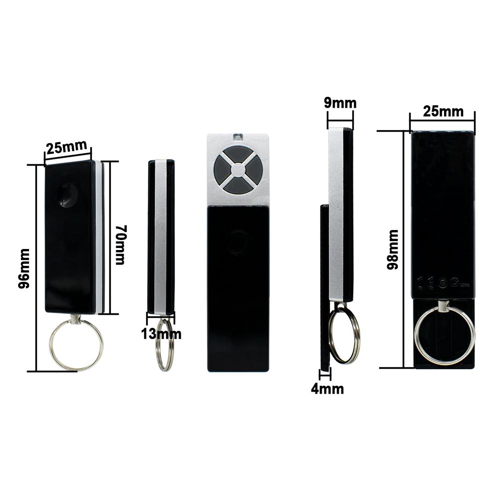 TX4UNI TX2EV TX2REV TX4UNIS TX4UNIF TX4RUNI Garage Remote Control Garage Door Opener 4 Buttons 433MHz