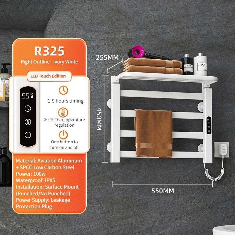 Intelligent Electric Towel Rack Bathroom Constant Temperature Electric Heating Towel Drying Rack Household Towel Storage Rack