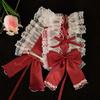 Damen Haarband Lolita Stirnband Süße Schleife Spitze Lolita Accessoire Japanisches Lo Girl Dienstmädchen Vielseitige Kawaii Kopfbedeckung