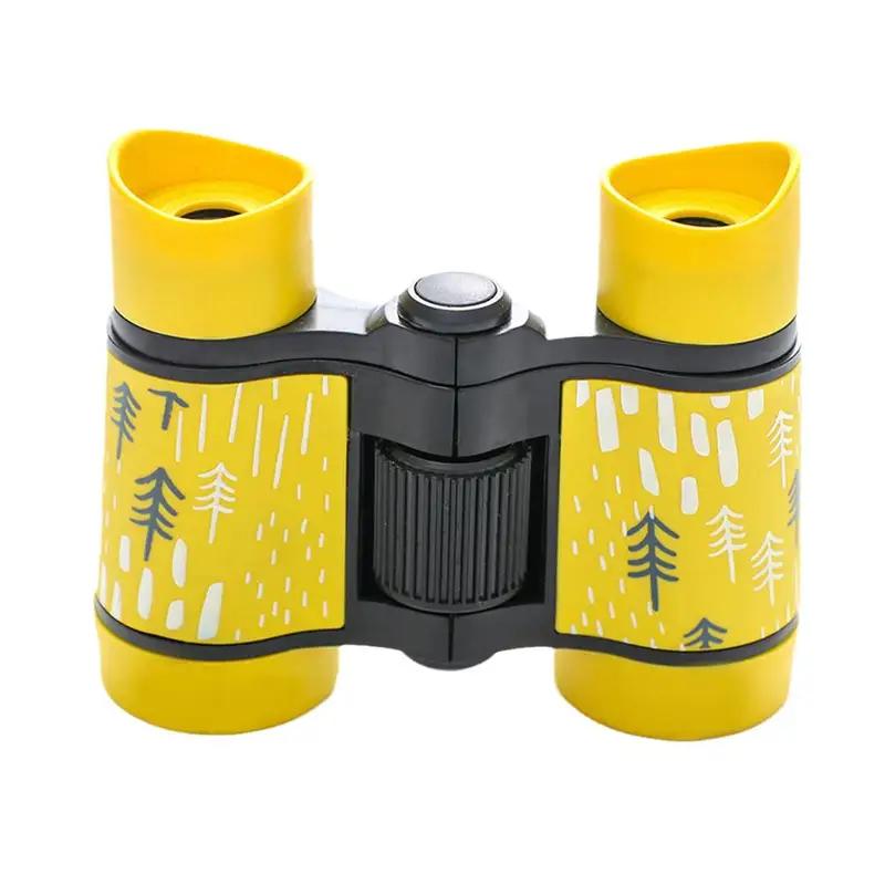 Kids 4X30mm Binocular Telescope Toy Educational Science Toys for Children Outdoor Birds Watching Folding Optics Learning Gift