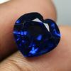 10 Carat Natural Blue Tanzanite Heart Cut Untreated Loose Gemstone