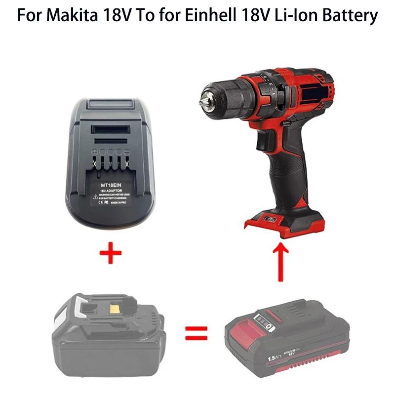 Li-ion Battery Adapter for Makita 18V Li-ion Battery Convert to for Einhell battery adapter Cordless Tools Converter Adapters