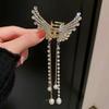 Butterfly Pearl Tassel Hairpin Korean Simple Side Clip Liu Hai Clip