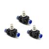 HVFF SA BUC Fitting 4mm 6mm 8mm 10mm 12mm Pneumatic Push In Quick Joint Connector Hand Valve To Turn Switch Ball Engine Gaskets 6