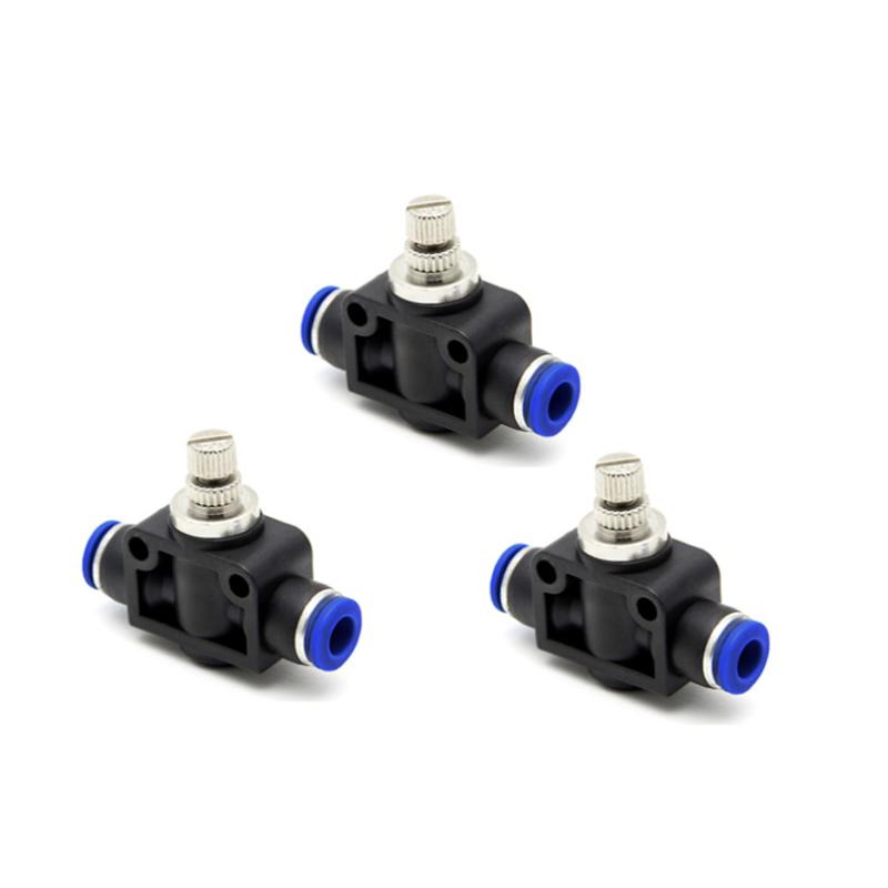 HVFF SA BUC Fitting 4mm 6mm 8mm 10mm 12mm Pneumatic Push In Quick Joint Connector Hand Valve To Turn Switch Ball Engine Gaskets 6