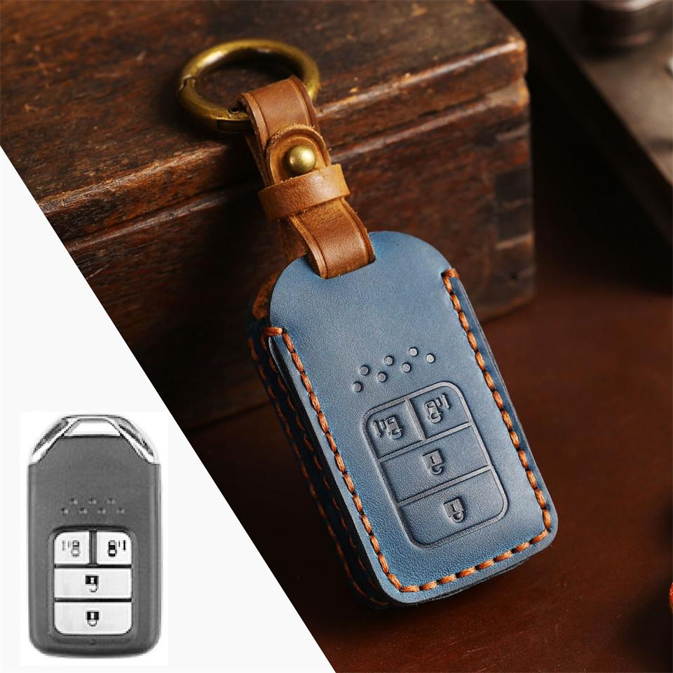 Car Key Case Key Shell Set for Honda CR-V ACCORD ODYSSEY CIVIC Ect All-inclusive Protection Keychain Accessories Holder Shell