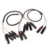 2 4 6 Channel Professional Multi-Media 3 Pin Xlr Cable Male To Female Balanced Audio Extension Cord