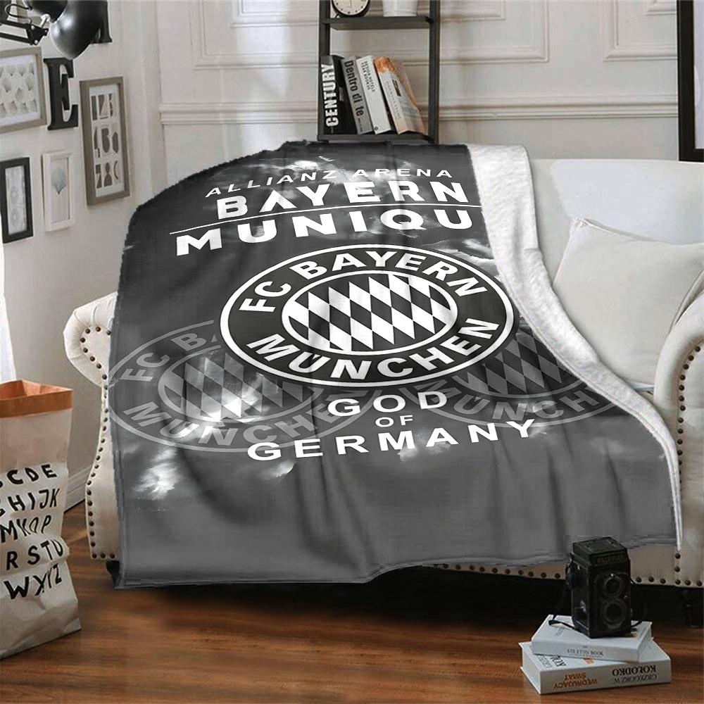 Coperte con Stemma del Bayern Monaco in Flanella Stampata Traspiranti Calde Plaid per Casa Ufficio Copriletto 0708a123