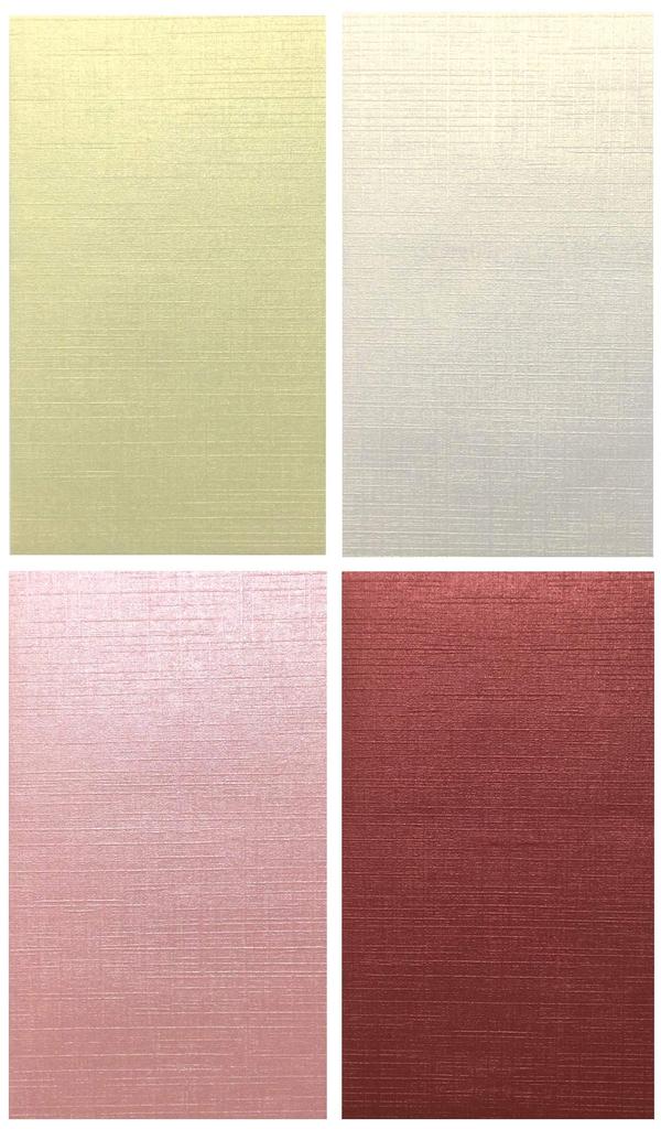 Kawasumi Washi Silk Pattern Small Pastel and Warm 20 Envelopes Envelopes, Colors, 4-Color Set,