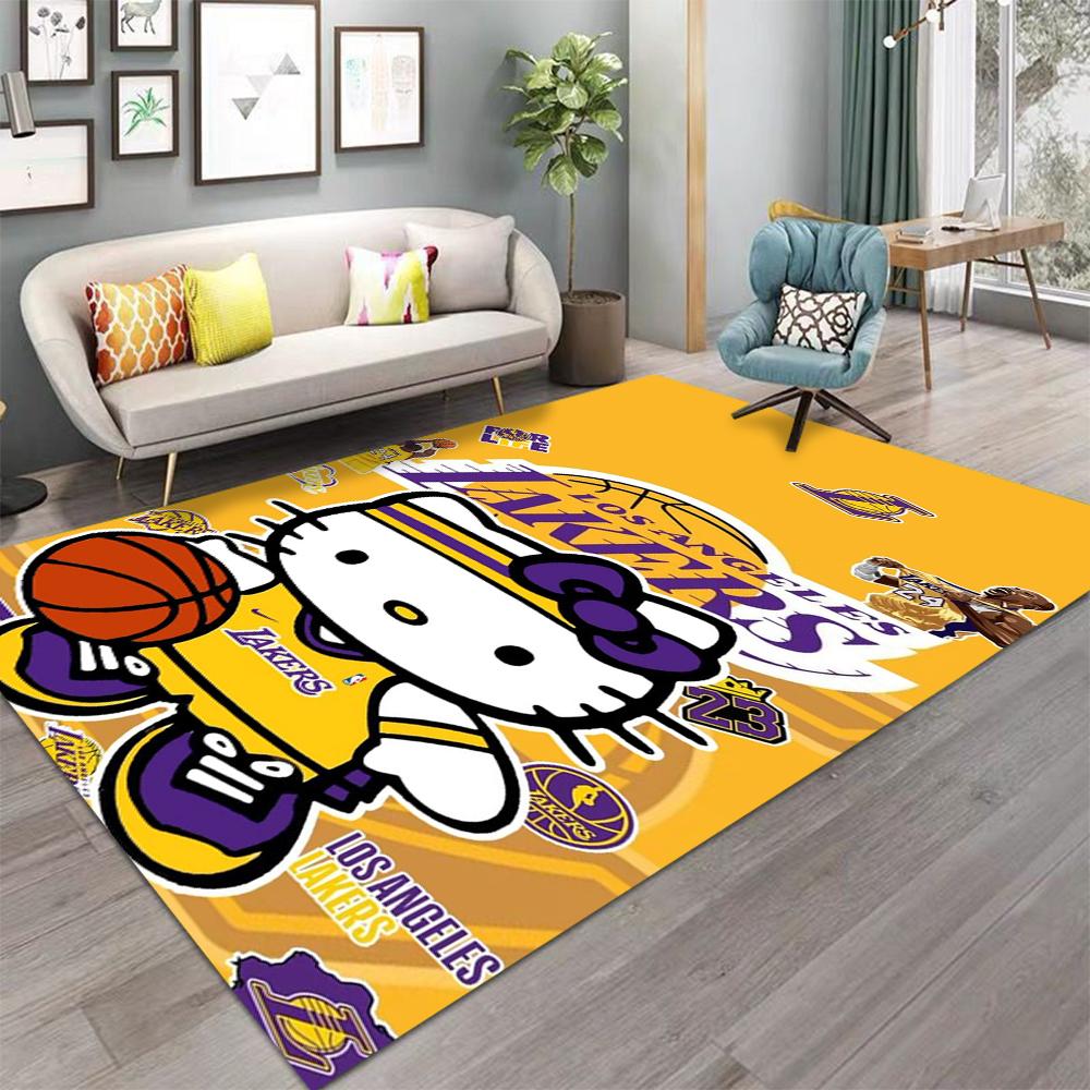 Basketball Court Carpet Boy's Room Area Rug for Living Room Home Sofa Table Crawling Carpet Anti Slip Floor Mat