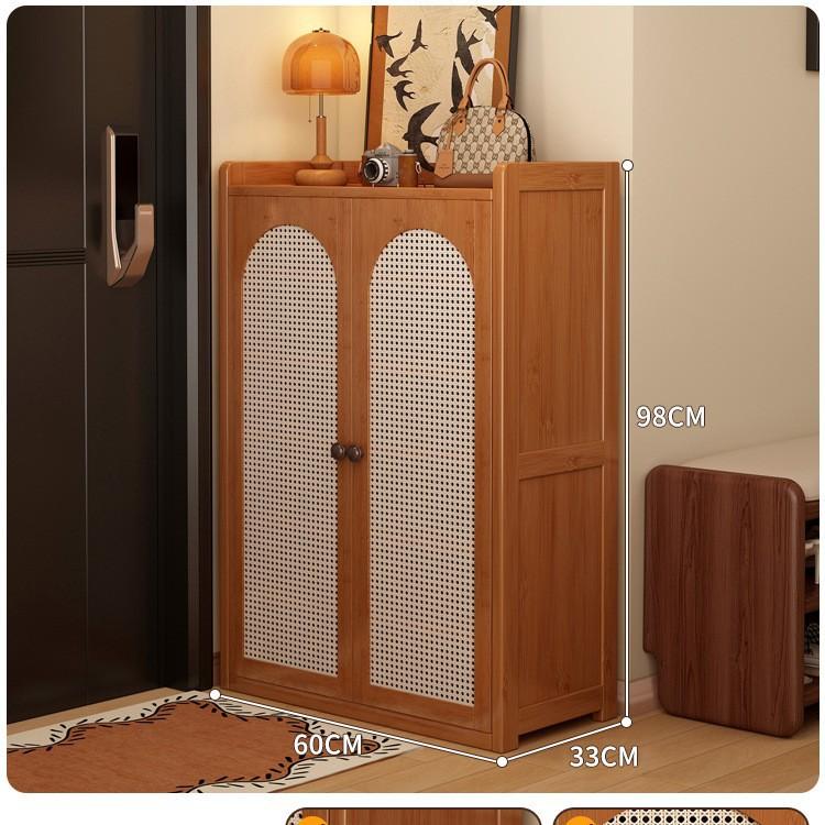 Narrow Shoe Rack, Dust-proof Shoe Cabinet for Rental Homes, Multi-layer Indoor Storage Cabinet, Wall-mounted Design