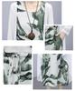 Floral Print Dress Set for Cool and this dress features and and and perfect for office and casual It also includes a lightweight cardigan in white and