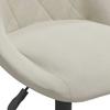 Bar Stool Cream Velvet