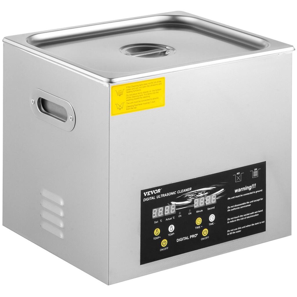 10L Digital Ultrasonic Cleaner Heater Timer Jewelry Eyeglasses Cleaning