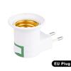 E27 Light Bulbs Socket Outlet Converter with Switch EU US Plug Adapter Standard Screw-in Base Holder ON/OFF Lamp Accessory