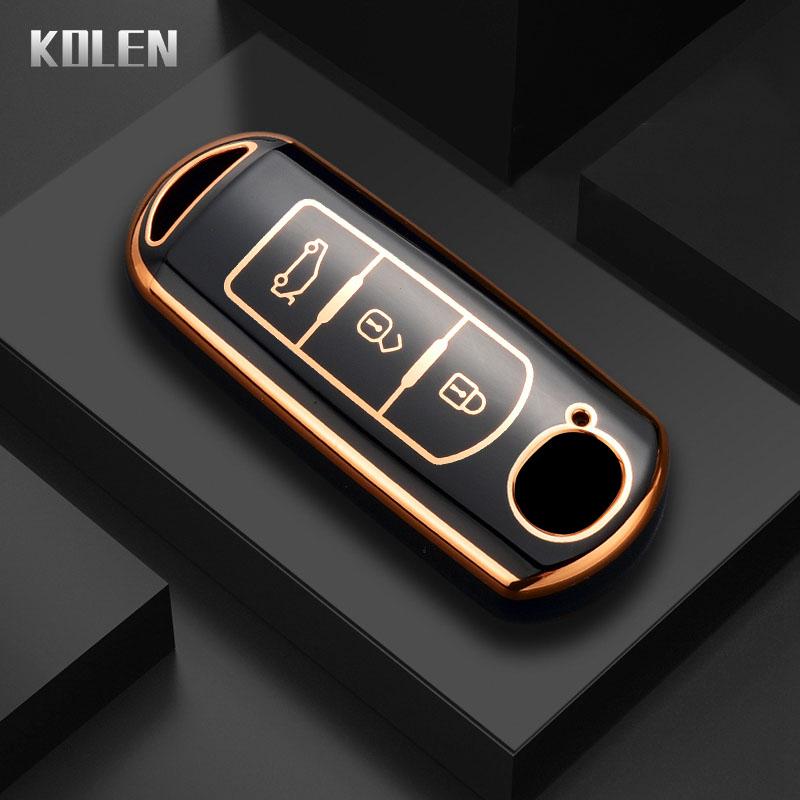 New Tpu Car Remote Key Case Cover Shell For Mazda 2 3 6 Bl Bm Gj Atenza Axela Demio Cx3 Cx-3 Cx5 Cx-5 Cx7 Cx9 Mx5 Ke Kf Keyless