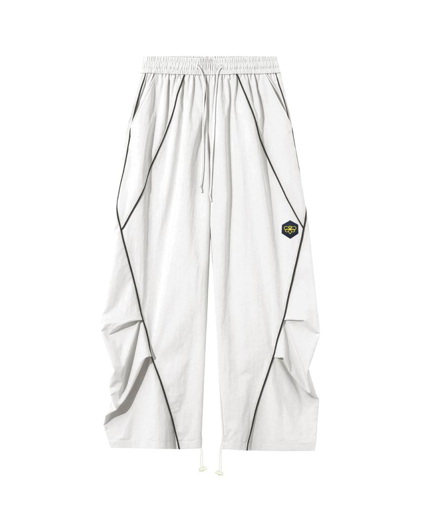 Eobiheomjeu Piped Nylon Parachute Pants Abh365-313 White