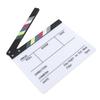 Film Clap Board Director Filming Clapper Board Clapboard Photo Prop for Decoration 30x27cm /