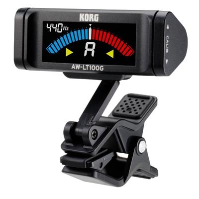 KORG 100 Hours Continuous Operation Guitar Clip Tuner High Accuracy of Cents Color Display Strobe Tuning 1 AAA Battery Lightweight and Compact