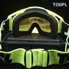 TOIIPL Herren Motorradbrille Motocross Brille Enduro Anti-Fog Radfahren Moto Dirt Bike MX MTB Reiten Sonnenbrille Skibrille