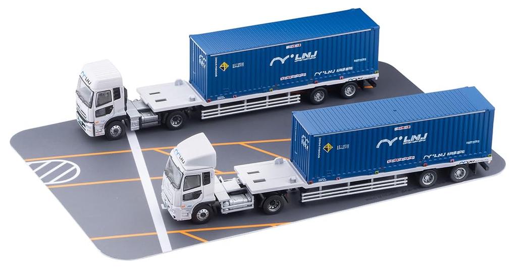 The Trailer Logitec 31ft Container Trailer Set of Diorama Supplies Collection, Trecolle, Japan, 2,