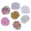 200 Pcs Colorful Acrylic Beads Charm Alphabet Letter Bead DIY Jewelry 1  Clear Multicolor