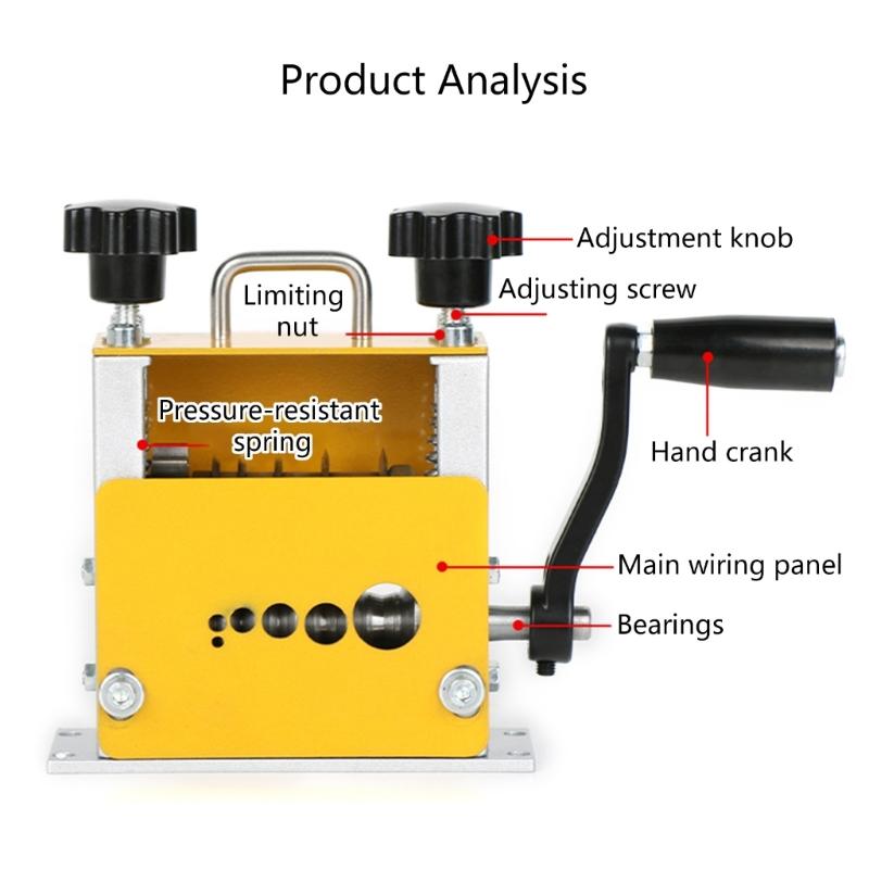 Manual/Electrical Copper Wire Stripper Cable Stripping Tool For Safe Efficient Diy Cable Stripping Recycling Projects