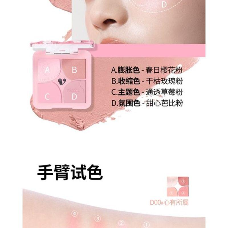 VEECCI - Blooming Mood 4 Colors Blush - 2 Types