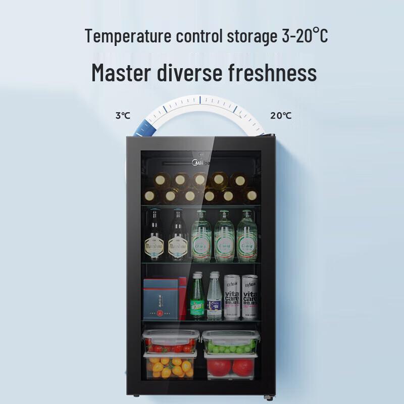 Midea 95L Single Door Mini Bar Fridge