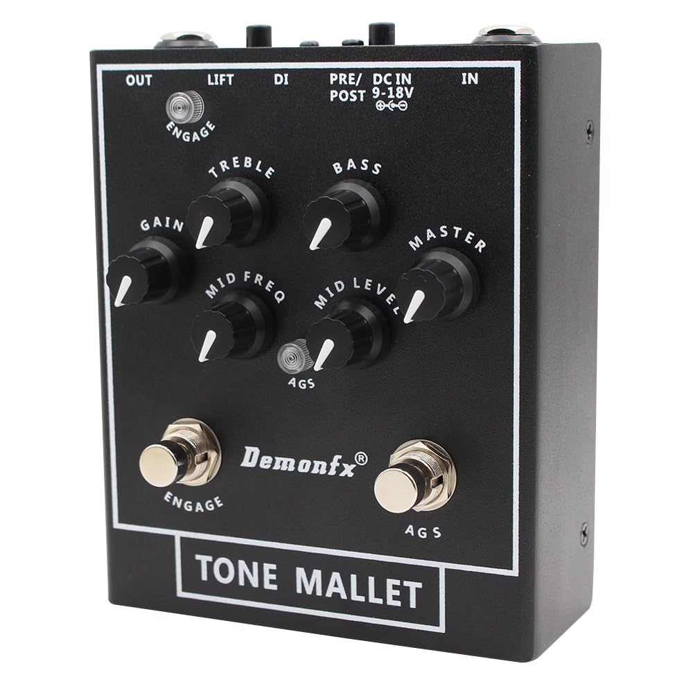 Demonfx TONE TONE HAMMER Clone Bass Box Bass Effects MALLET/Aguilar Preamp/Direct