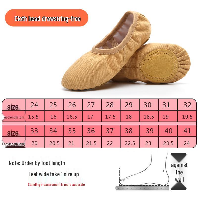

Ballet & Yoga Dance Shoes: Soft Sole for Women, Children, Girls & Adults - Cat Paw Design Size 26