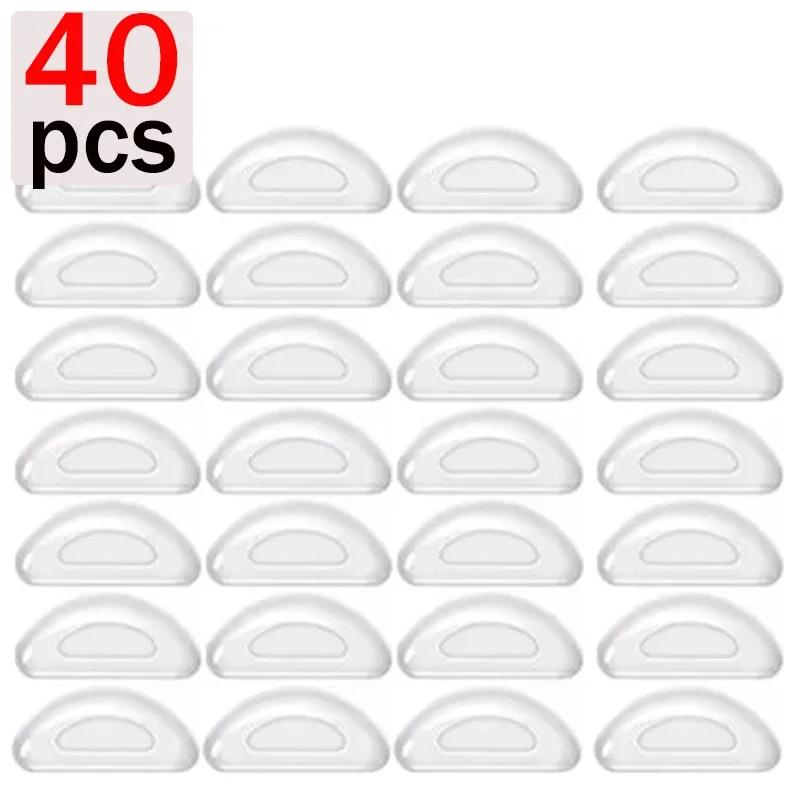 Non-Slip Glasses Nose Pads Invisible Soft Silicone Self Adhesive Nose Pads Glasses Nose Holder Sticker Pad Eyewear Accessories